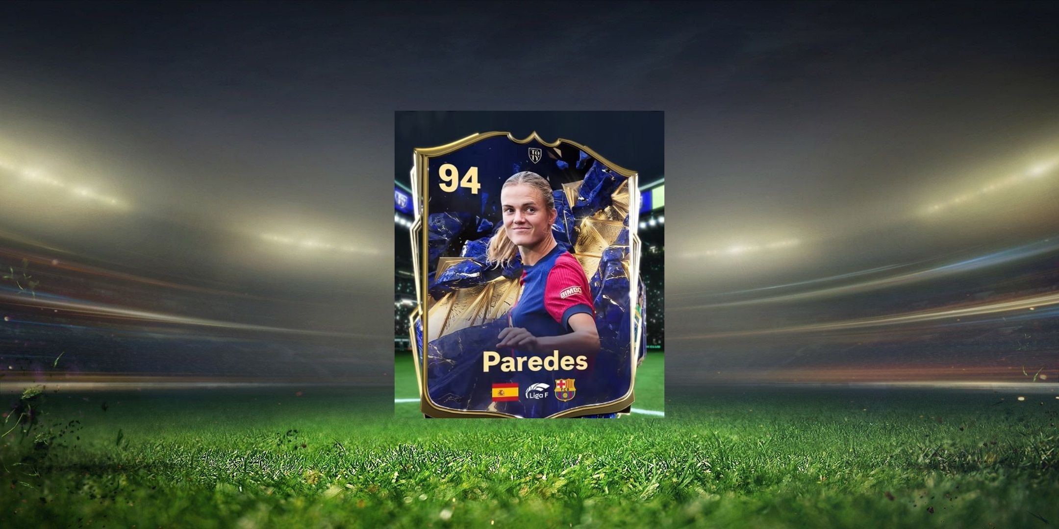 Paredes's TOTY card in EA Sports FC 25.