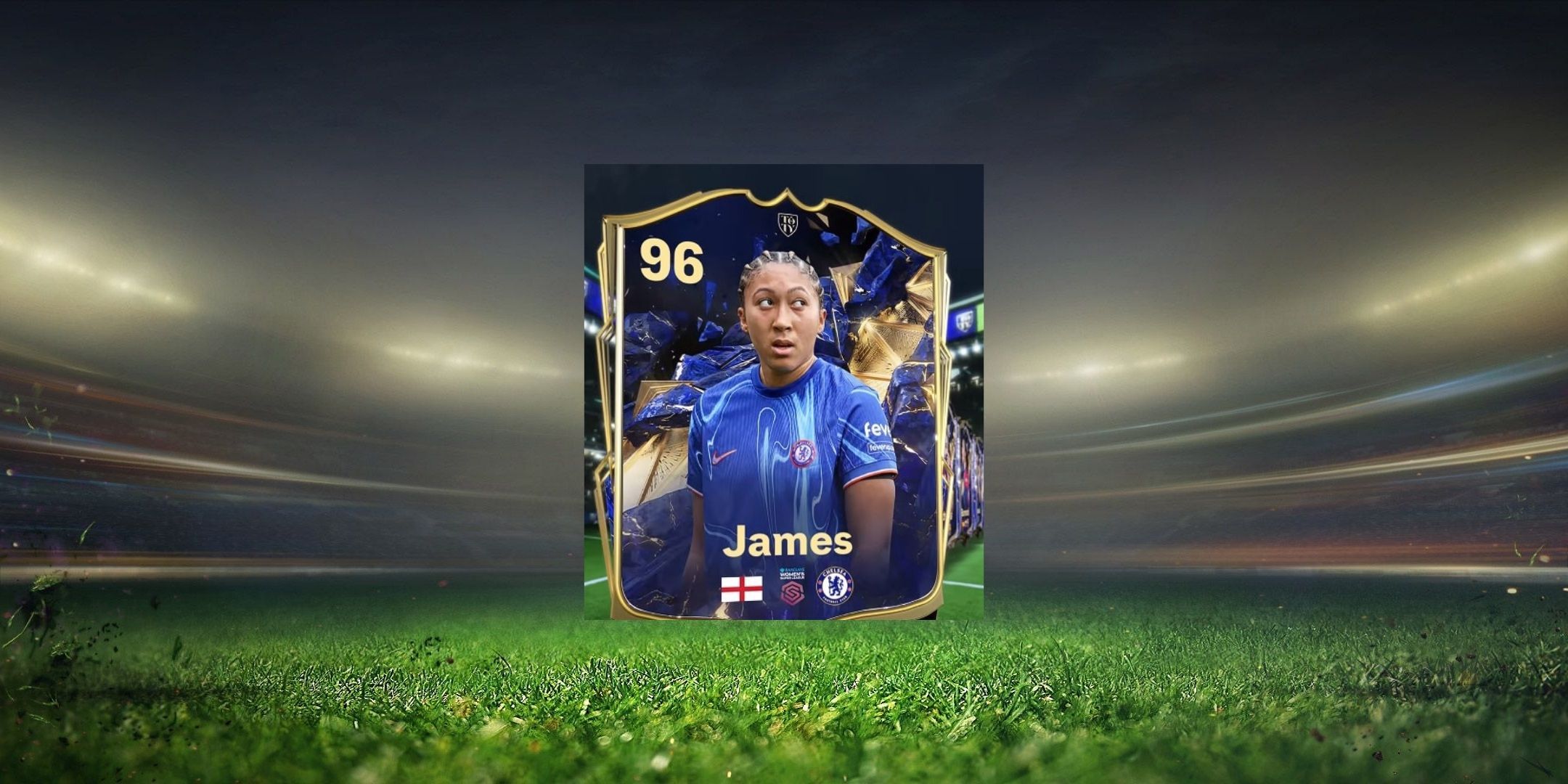 Lauren James's TOTY card in EA Sports FC 25.