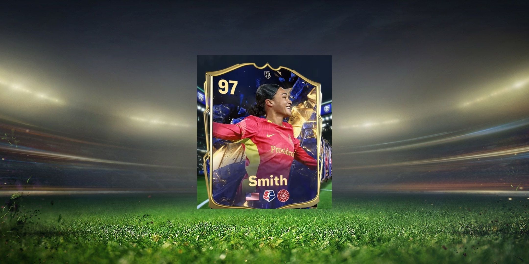 Sophie Smith's TOTY card in EA Sports FC 25.