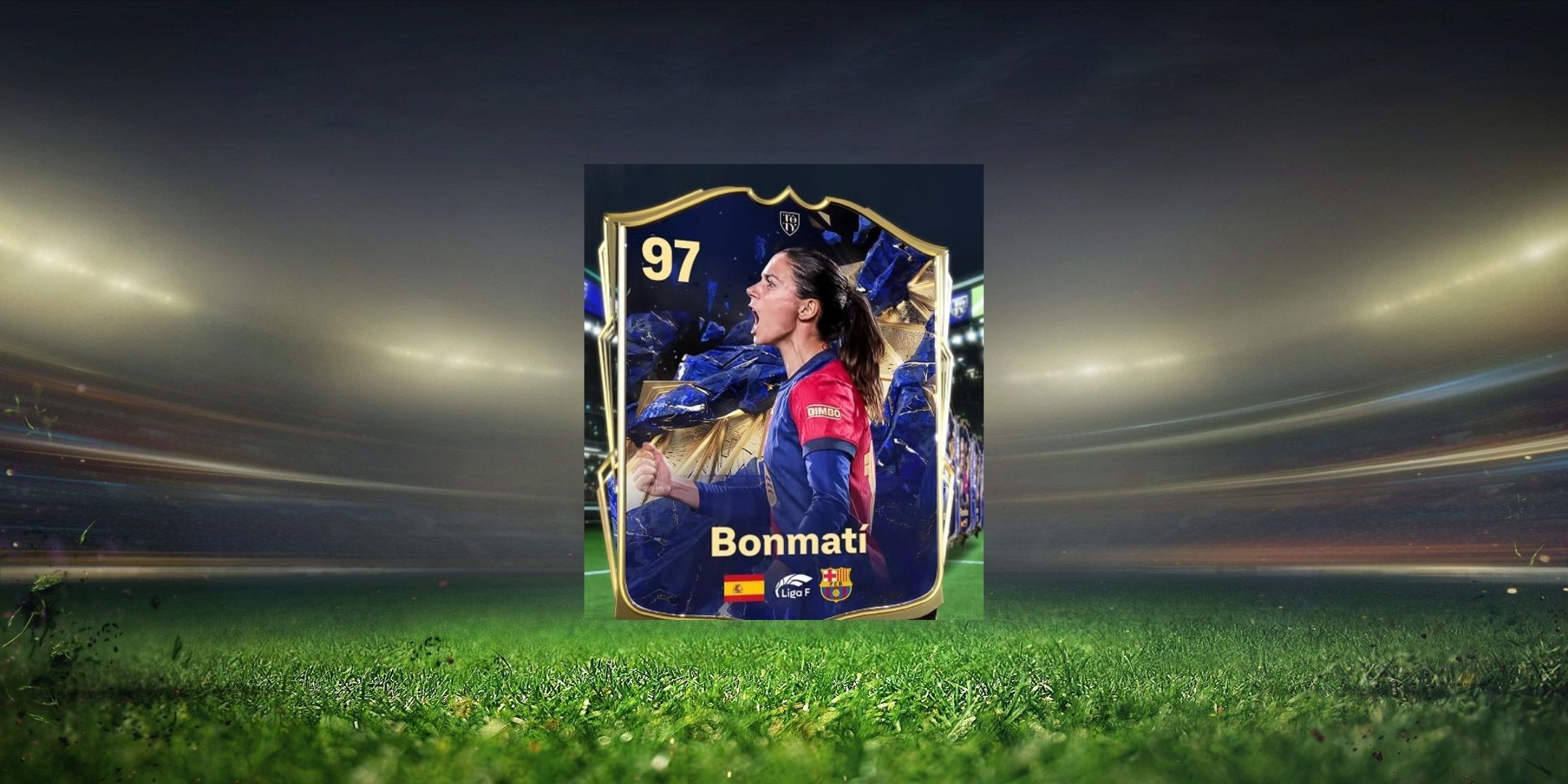 Bonmati's TOTY card in EA Sports FC 25.