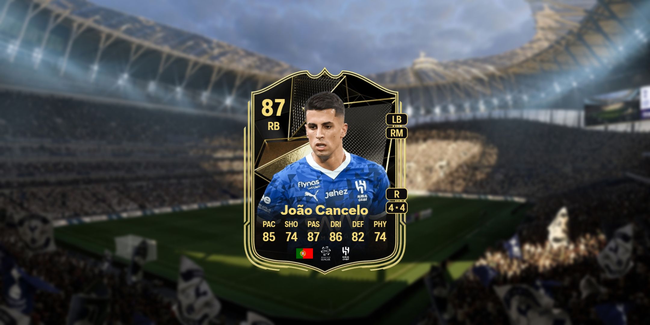 Joao Cancelo's card in EA Sports FC 25.