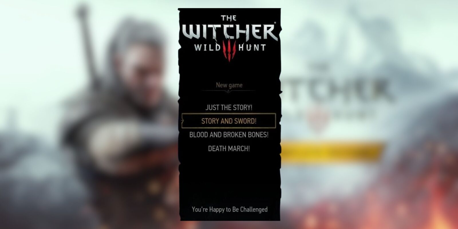 Which Difficulty Setting Should You Choose in The Witcher 3?