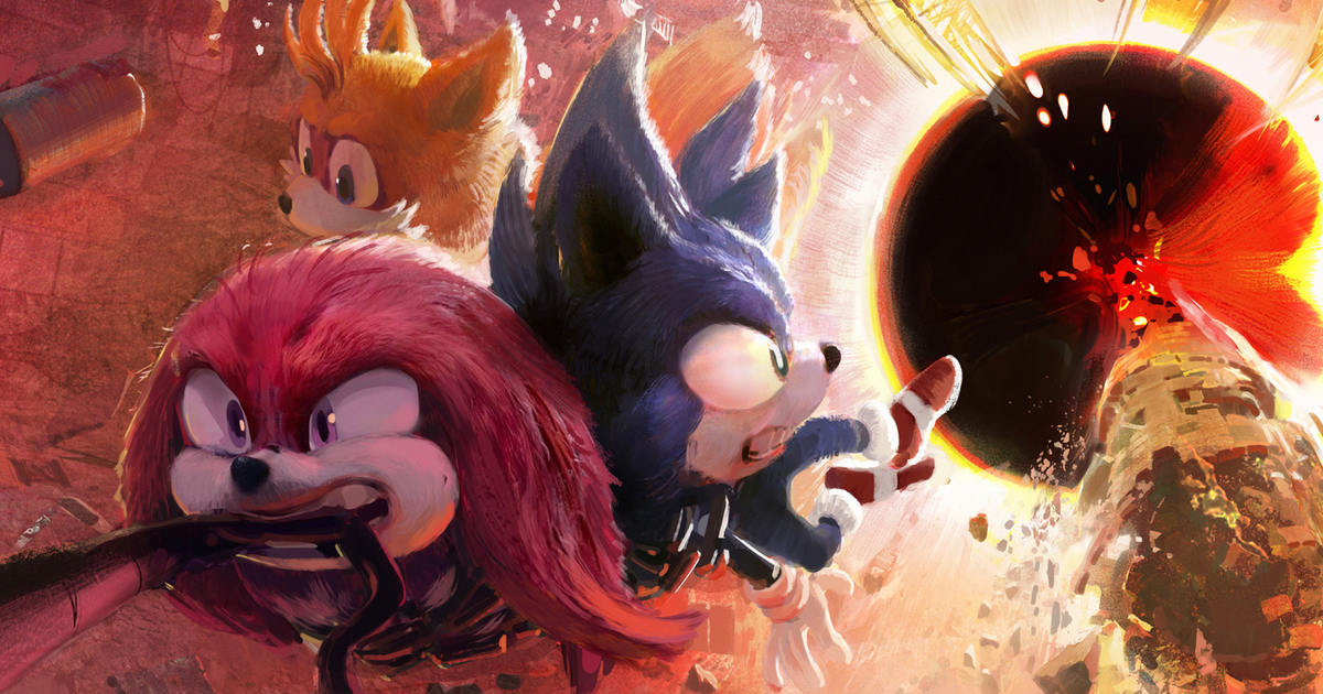 Sonic the Hedgehog 3 film concept art reveals cut content and secret characters