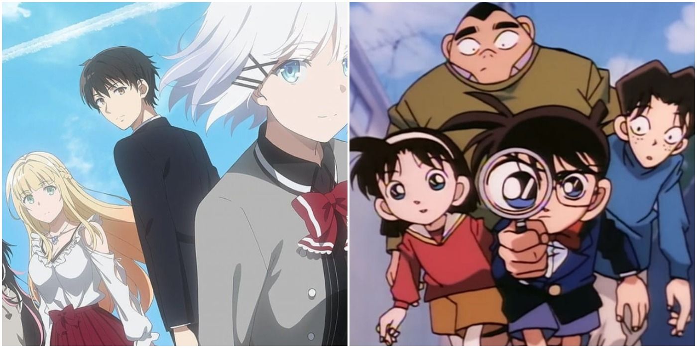 detective anime split image