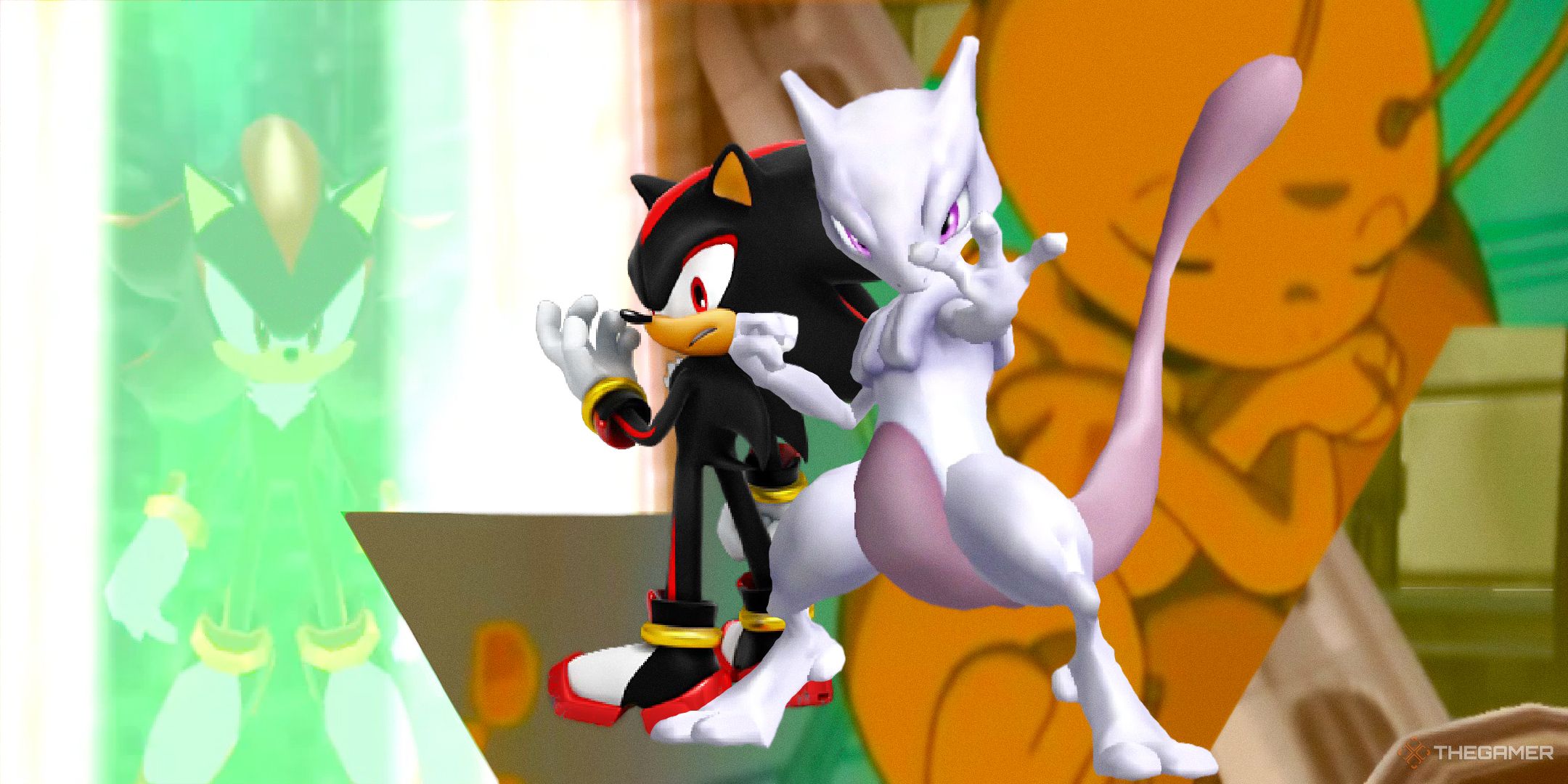 Shadow and Mewtwo together