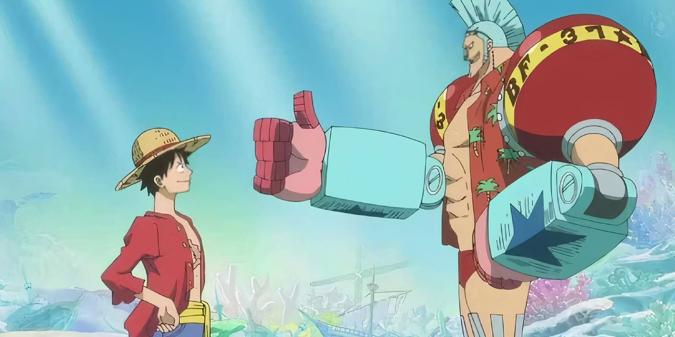 Franky Luffy Thumbs up