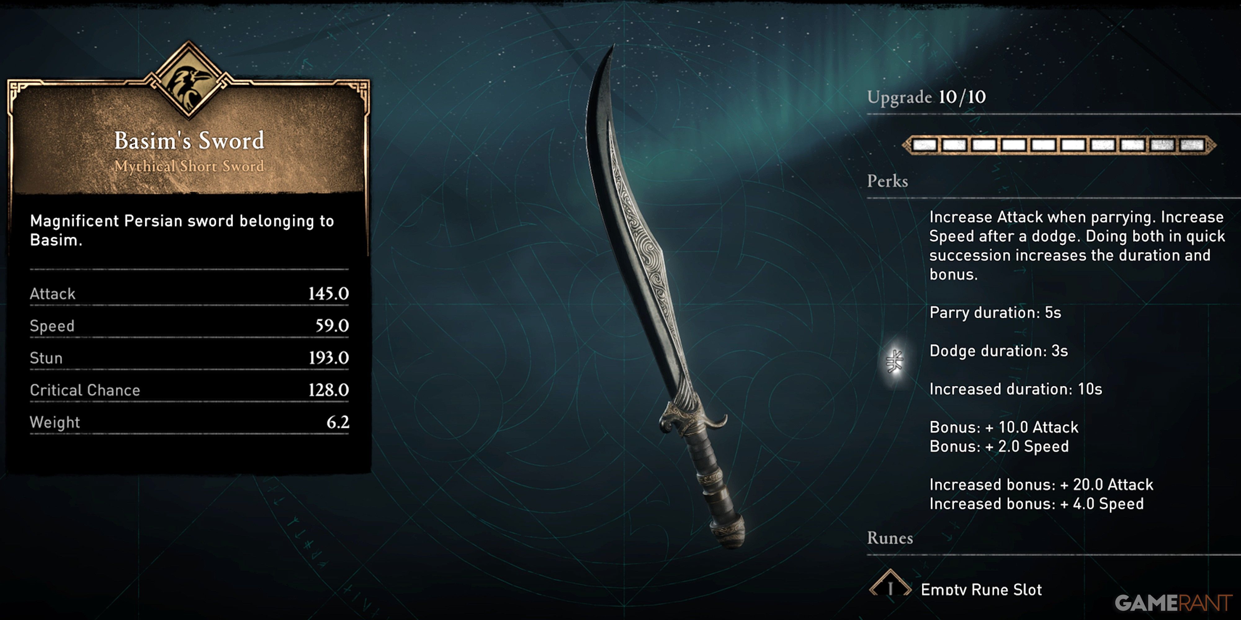 Assassin's Creed Valhalla Basim’s Sword