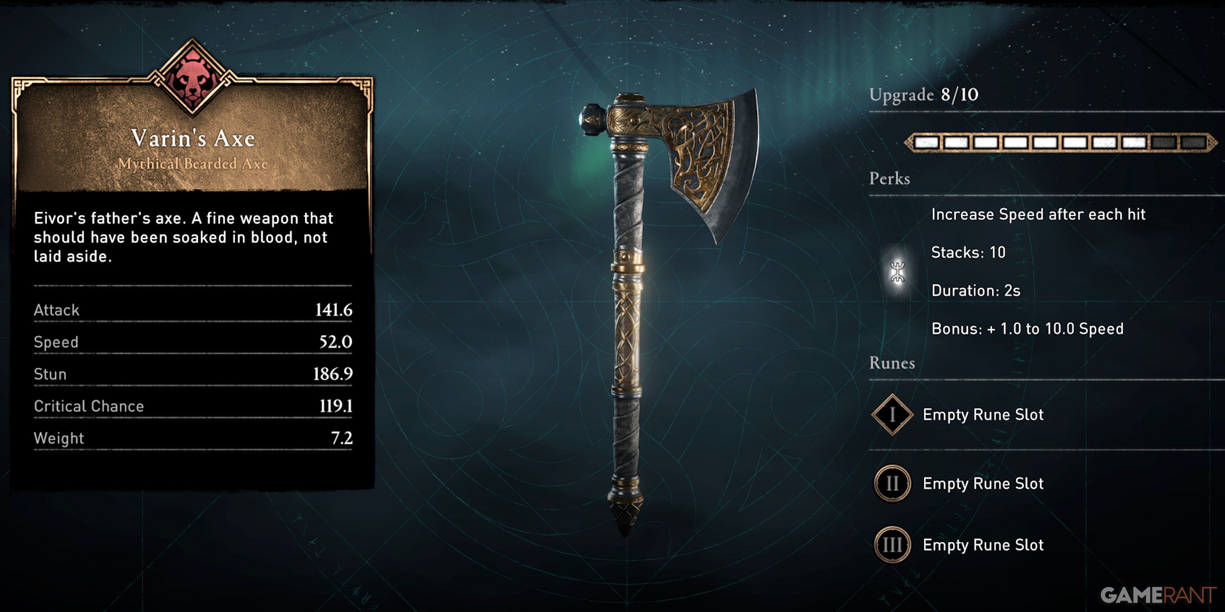 Assassin's Creed Valhalla Varin's Axe