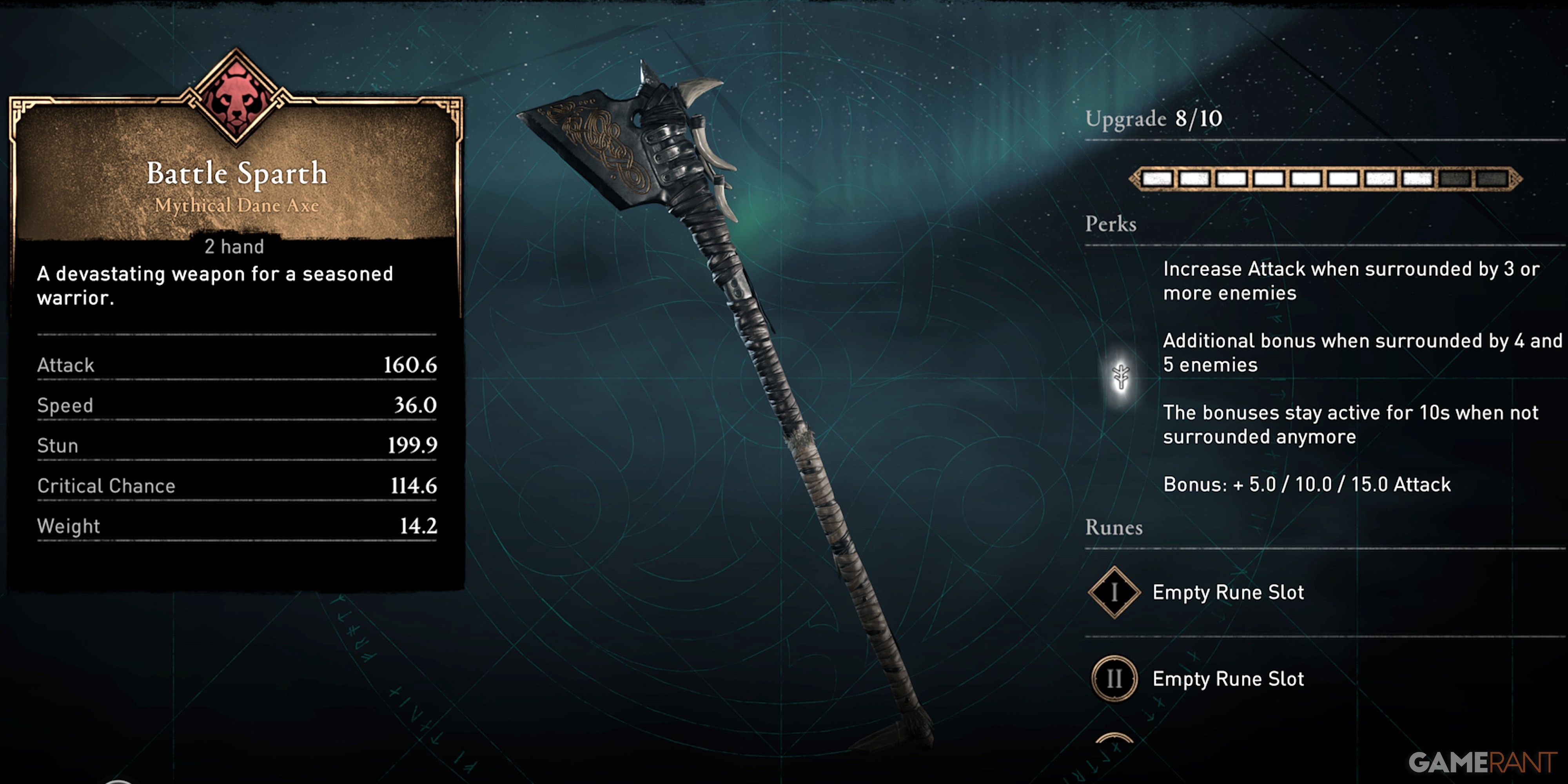 Assassin's Creed Valhalla Battle Sparth Axe