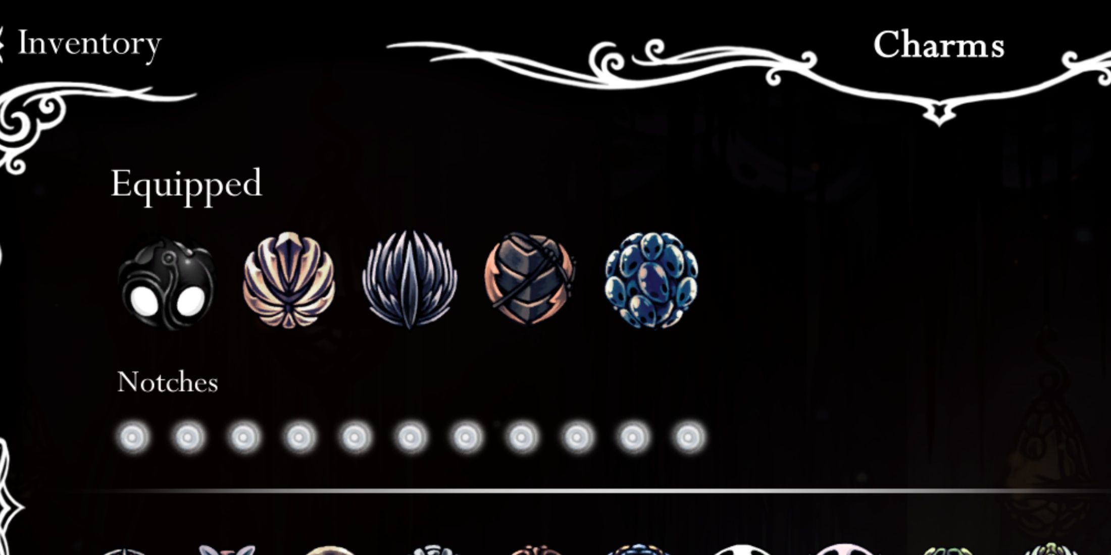 Nail Charms for Radiance Hollow Knight