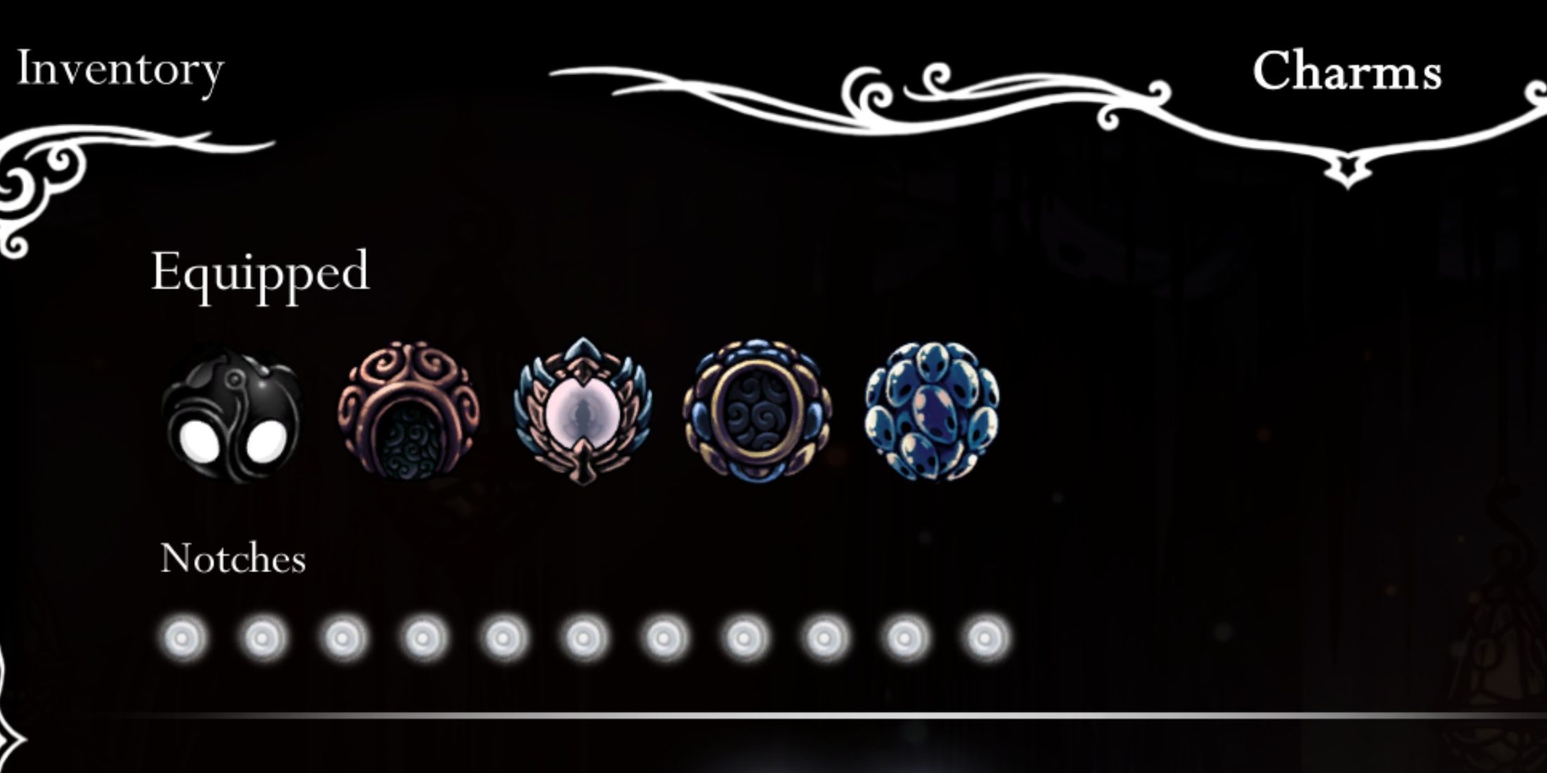 Spell Charms for Radiance Hollow Knight