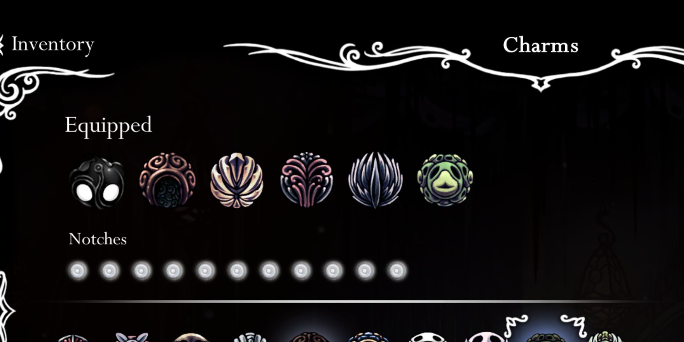 Alternative Charms for Absolute Radiance Hollow Knight