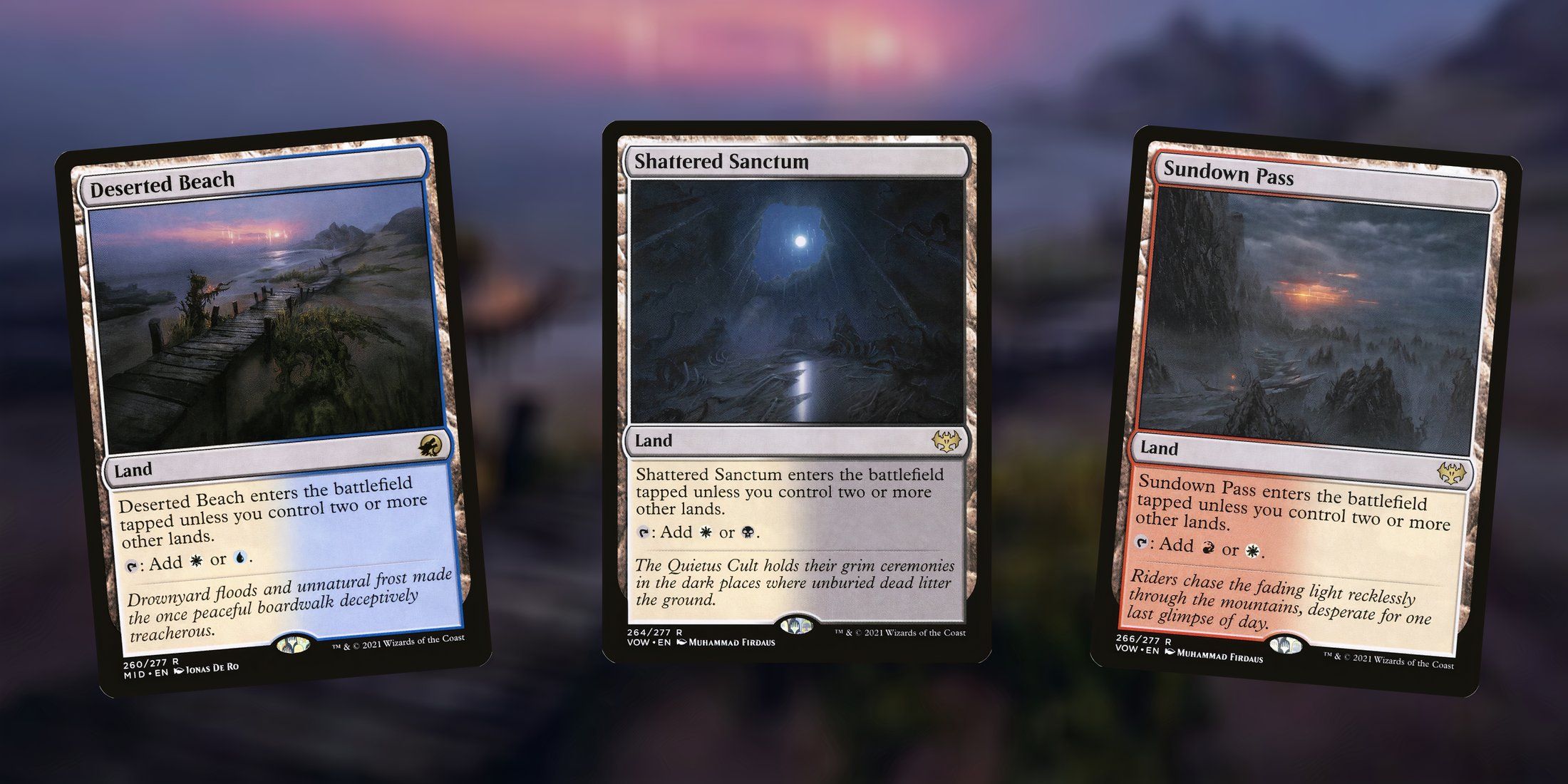 Magic The Gathering Innistrad Remastered Slow Lands Reprints