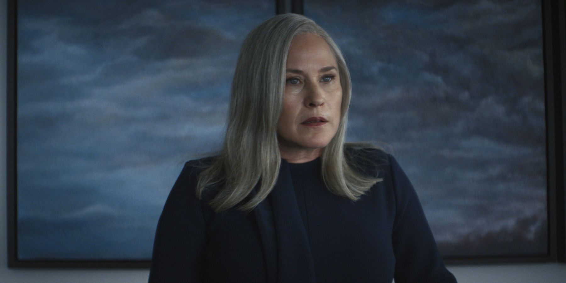 Harmony Cobel (Patricia Arquette) in her office in Severance season one