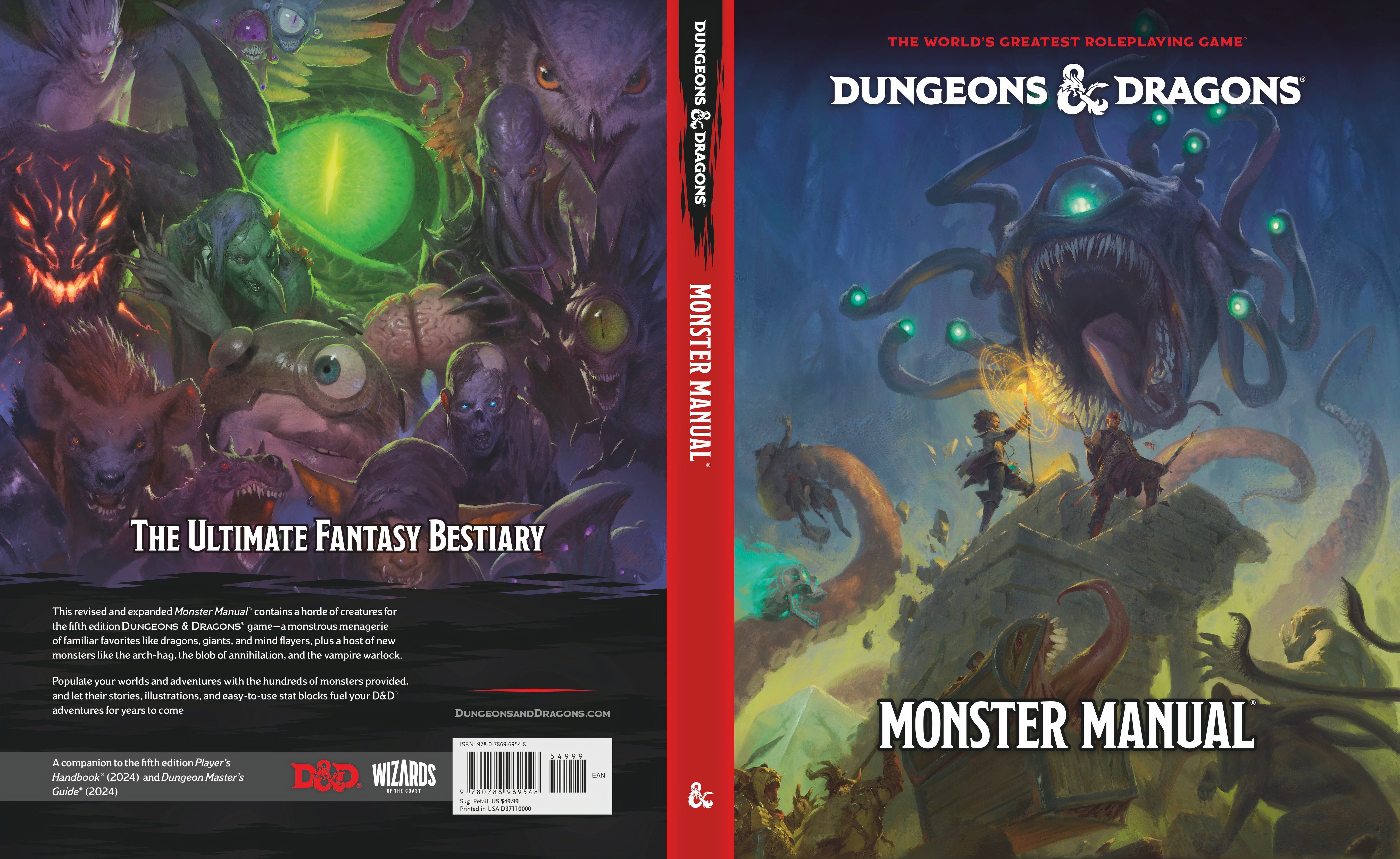 Monster Manual Traditional Cover Full Cover