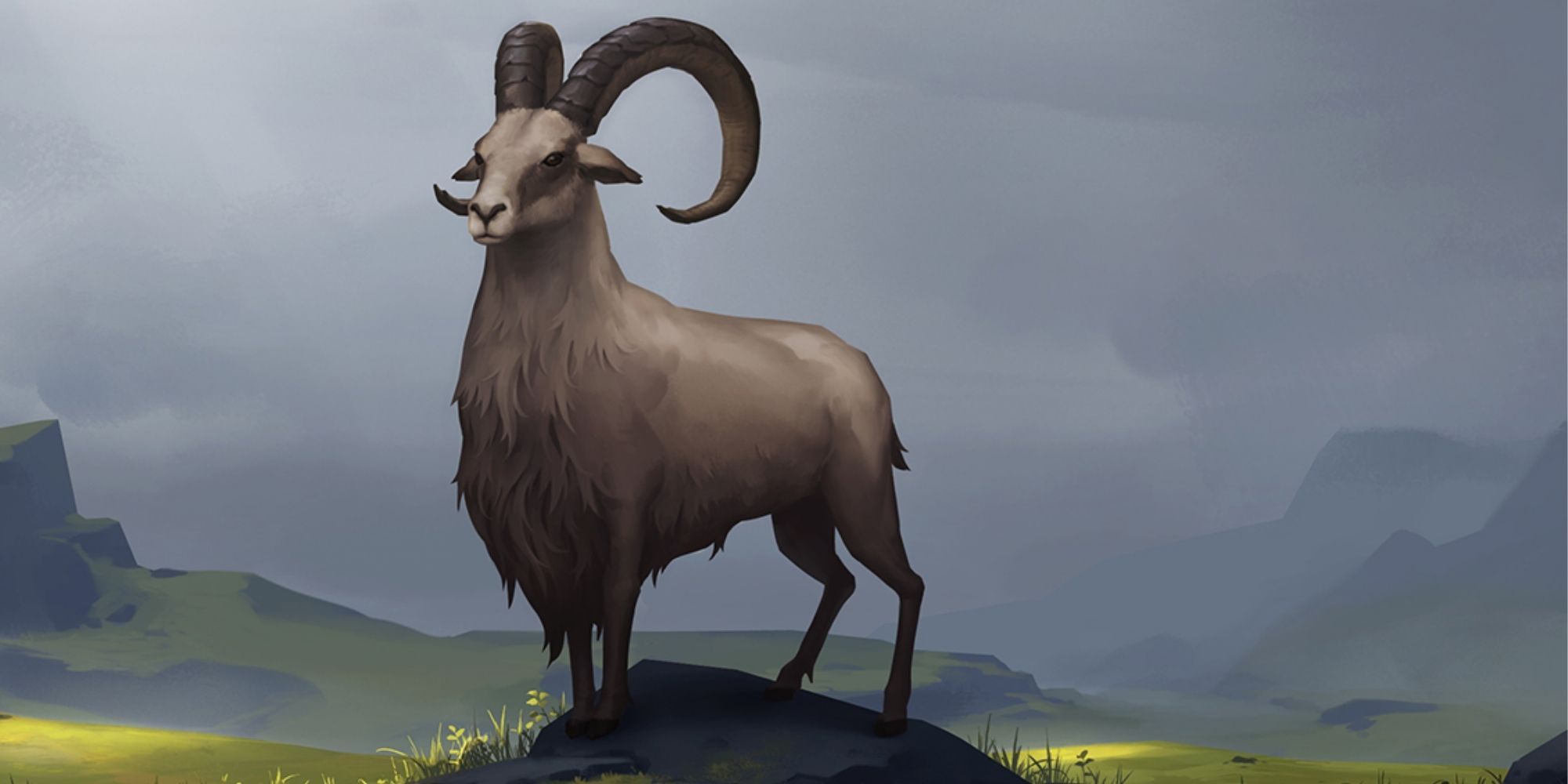 Heidrun, Clan Of The Goat In-game Artwork from Northgard.