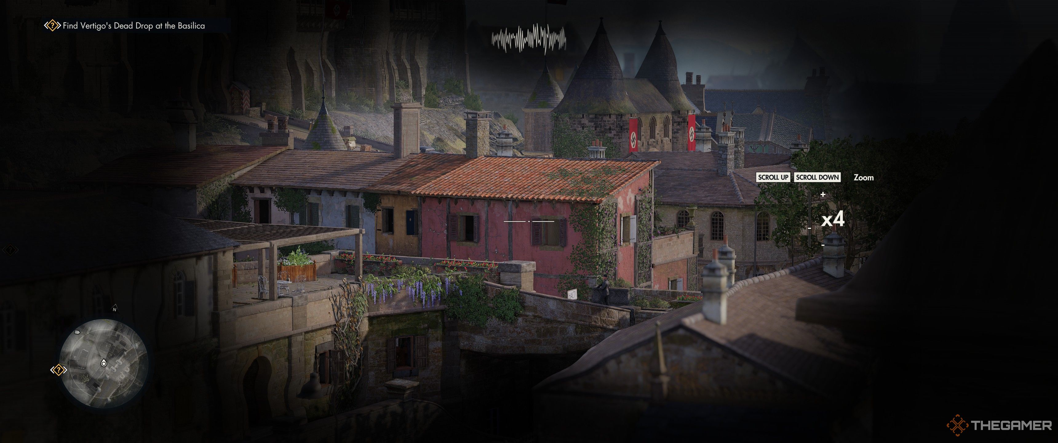 The pink house in Sniper Elite: Resistance.