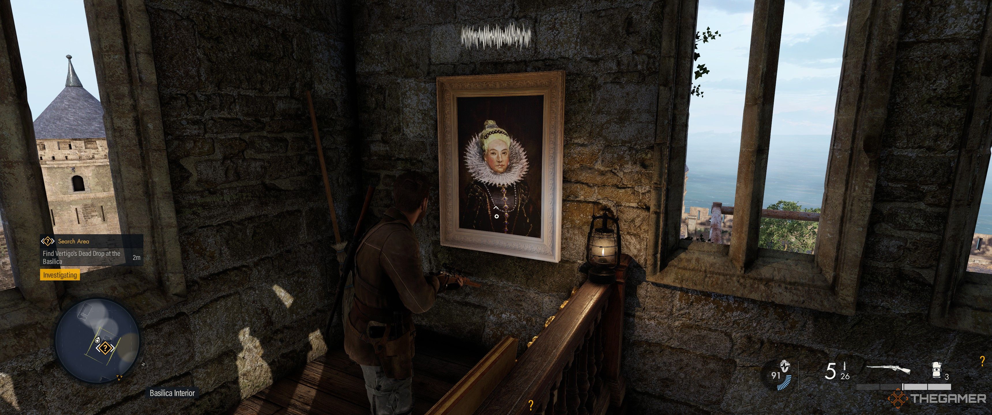 The portrait in Sniper Elite: Resistance.