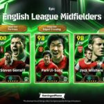 English League Epic Midfielders eFootball 2025 cover