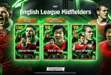 English League Epic Midfielders eFootball 2025 cover