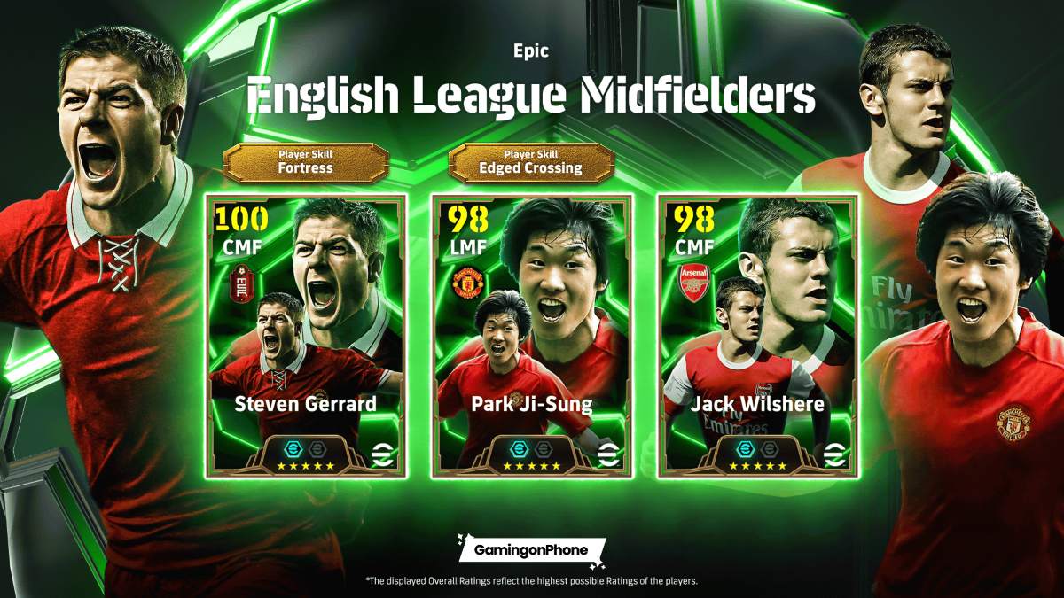 English League Epic Midfielders eFootball 2025 cover