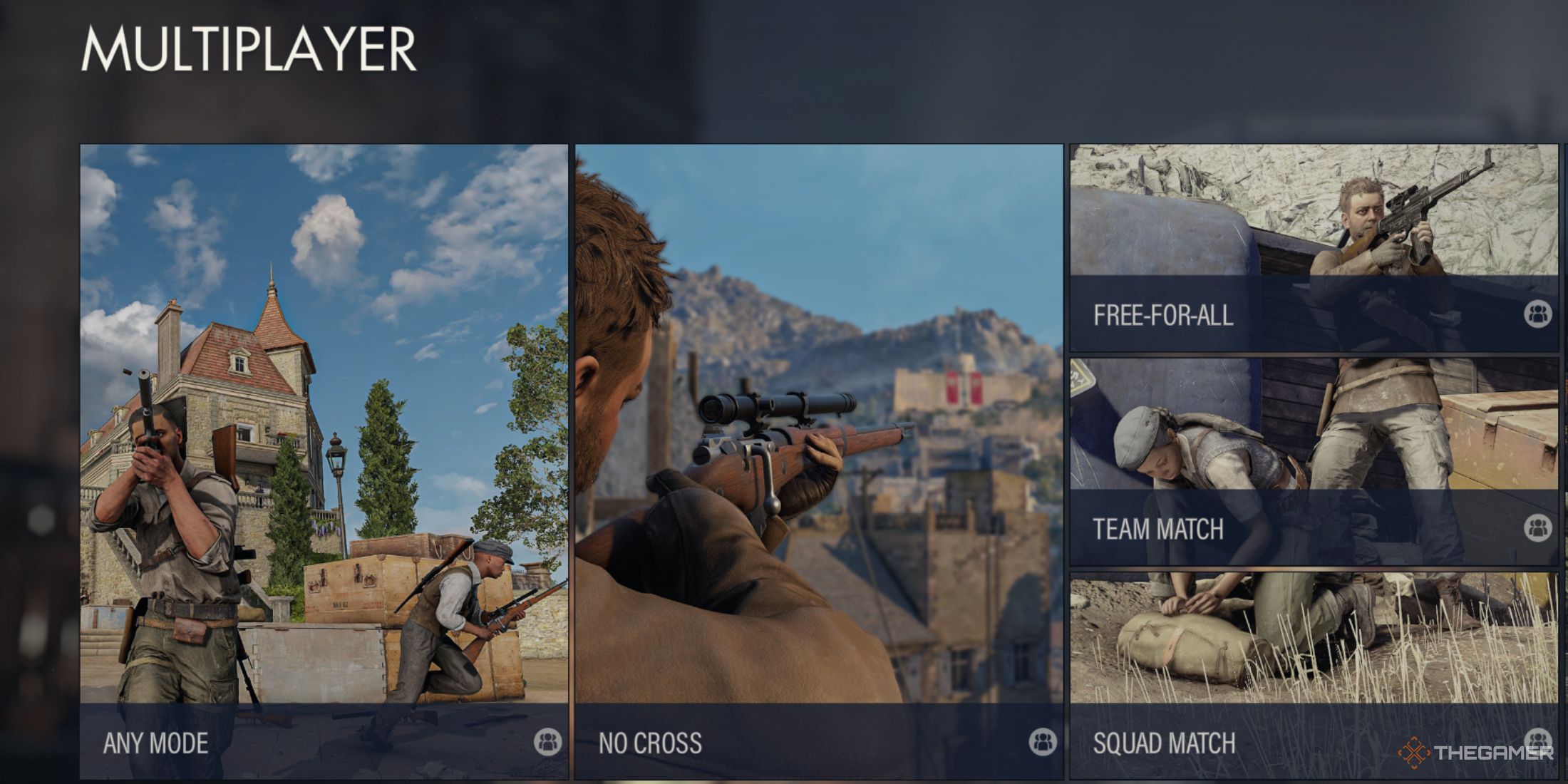 A photo of multiplayer settings in Sniper Elite Resistance.