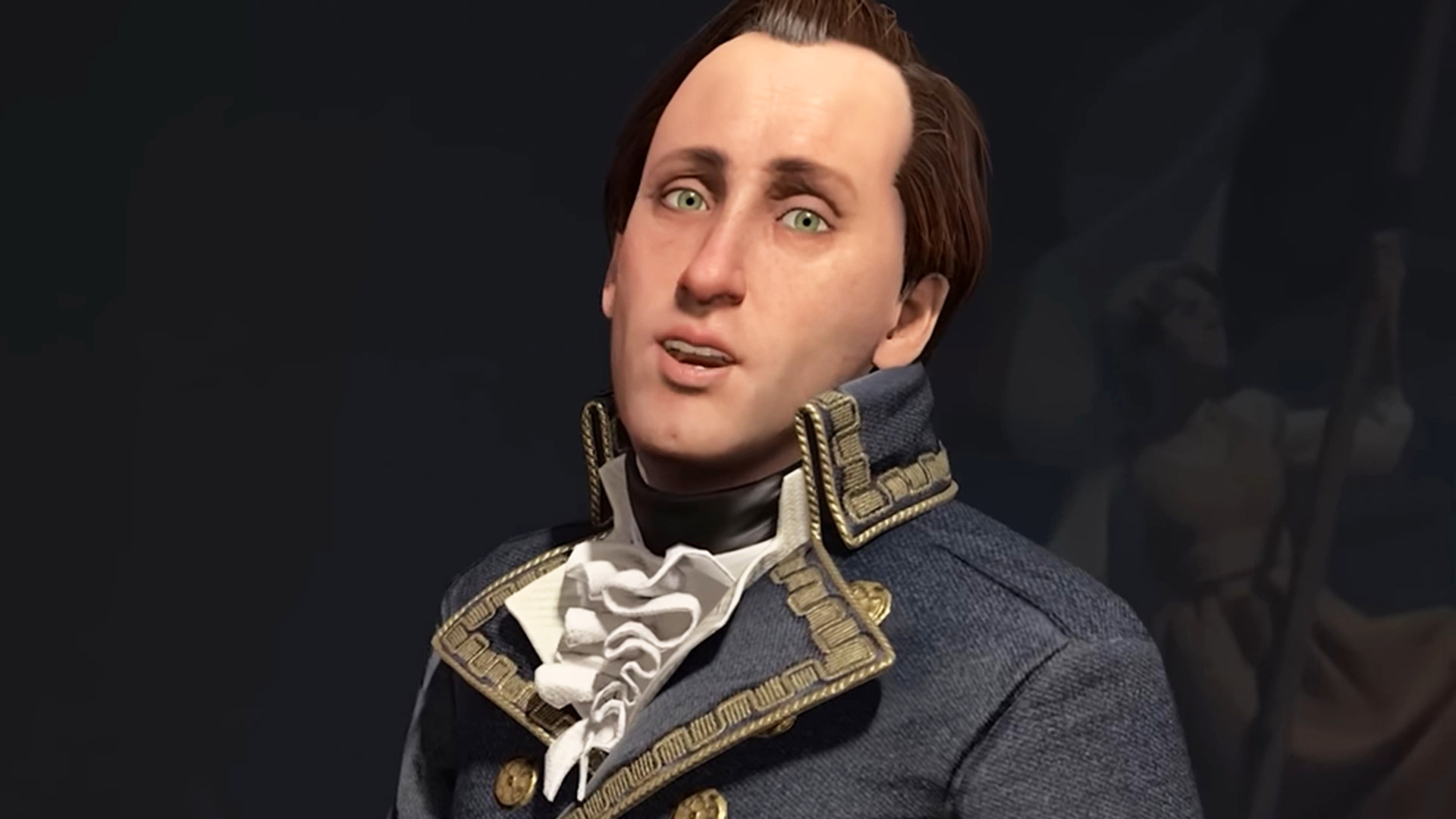 Civilization 7 leaders: Lafayette in blue garb