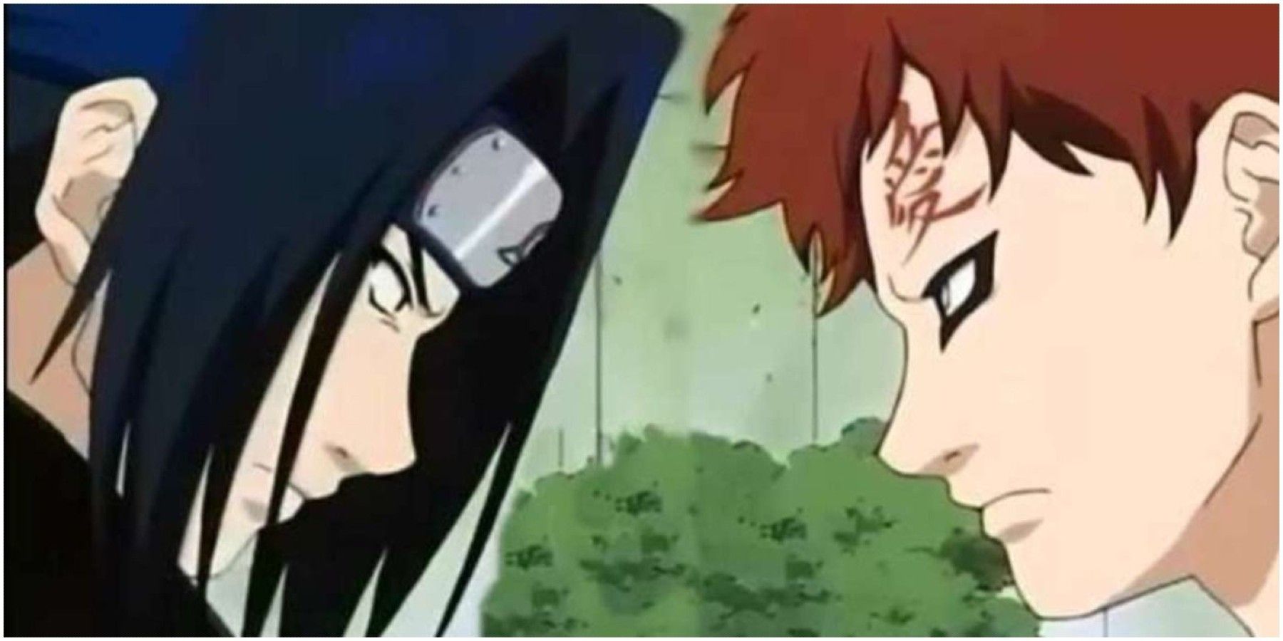 Naruto Sasuke and Gaara Fight Chunin Exam (1)