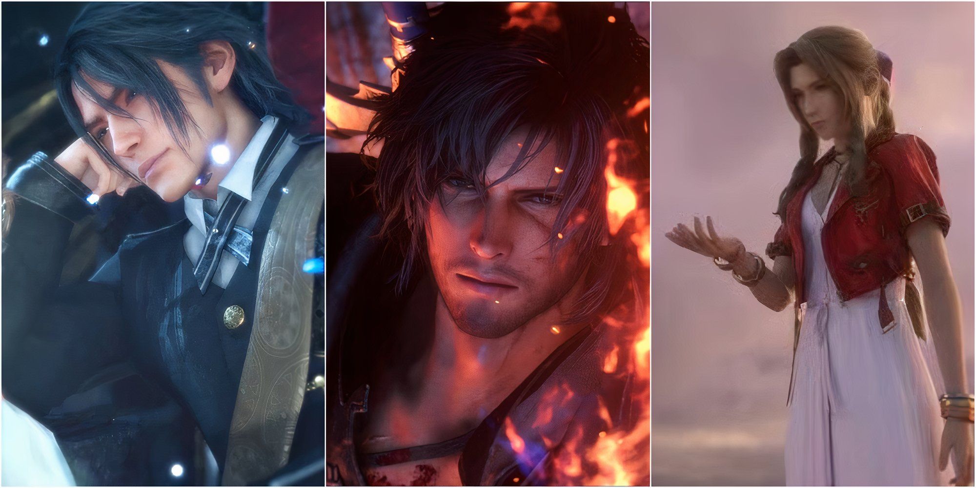 Noctis, Clive, Aerith