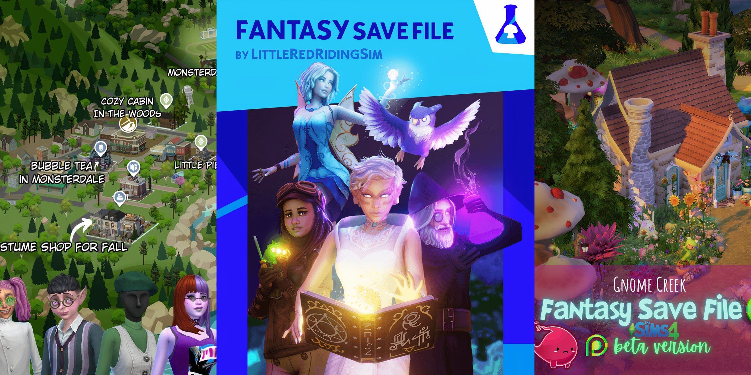 The Fantasy Save File in The Sims 4