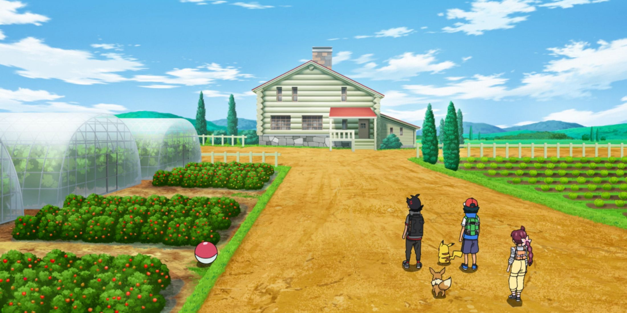 Pokemon Anime Laxton Farm