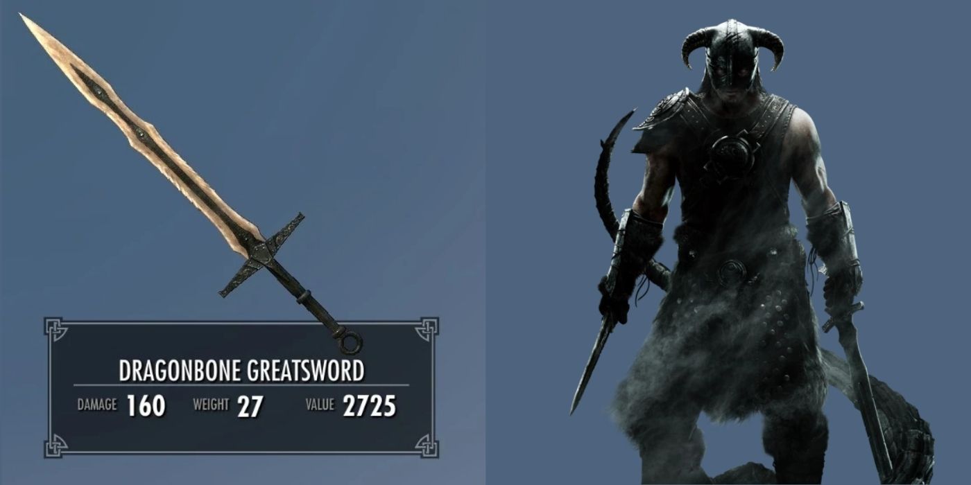 The Dragonbone Greatsword in Skyrim