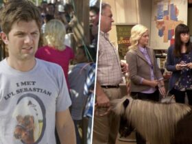 Adam Scott says he hasn't watched Parks and Rec in a long time because of the most wholesome reason