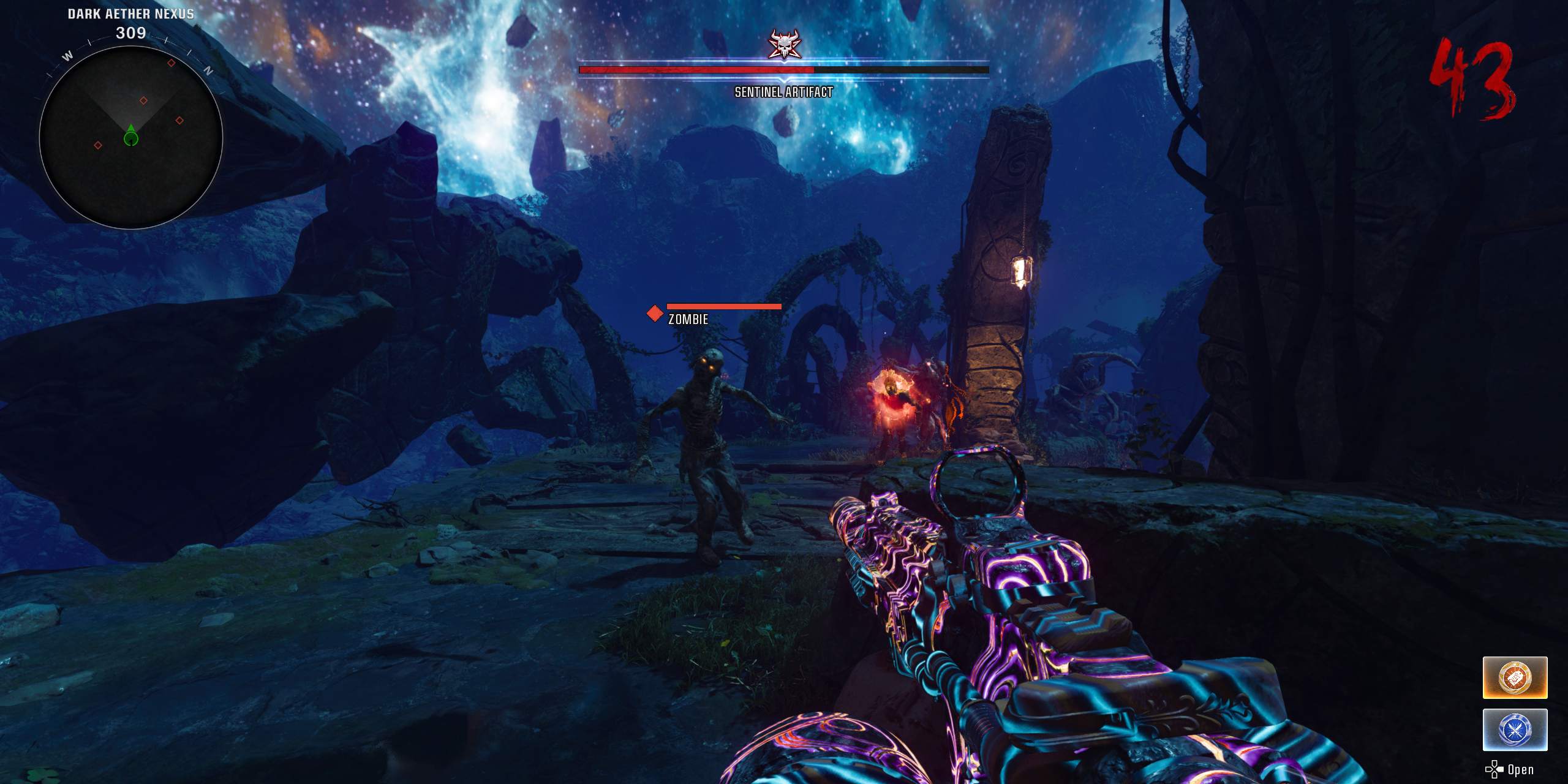 the sentinel artifact infects a zombie