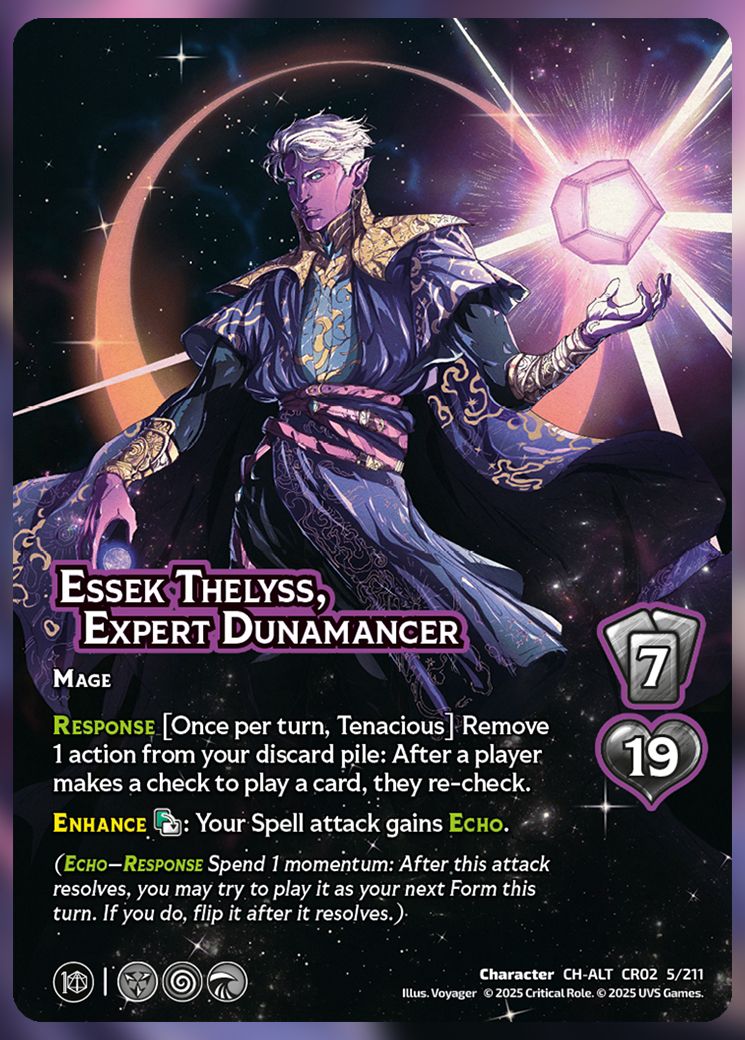 Essek Thelyss, Expert Dunamancer