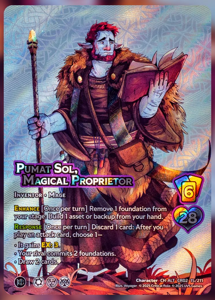 Pumat Sol, Magical Proprietor foil