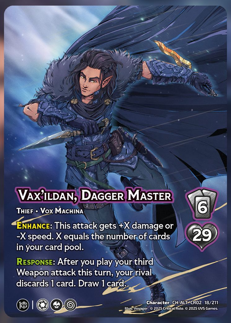 Vax'ildan, Dagger Master