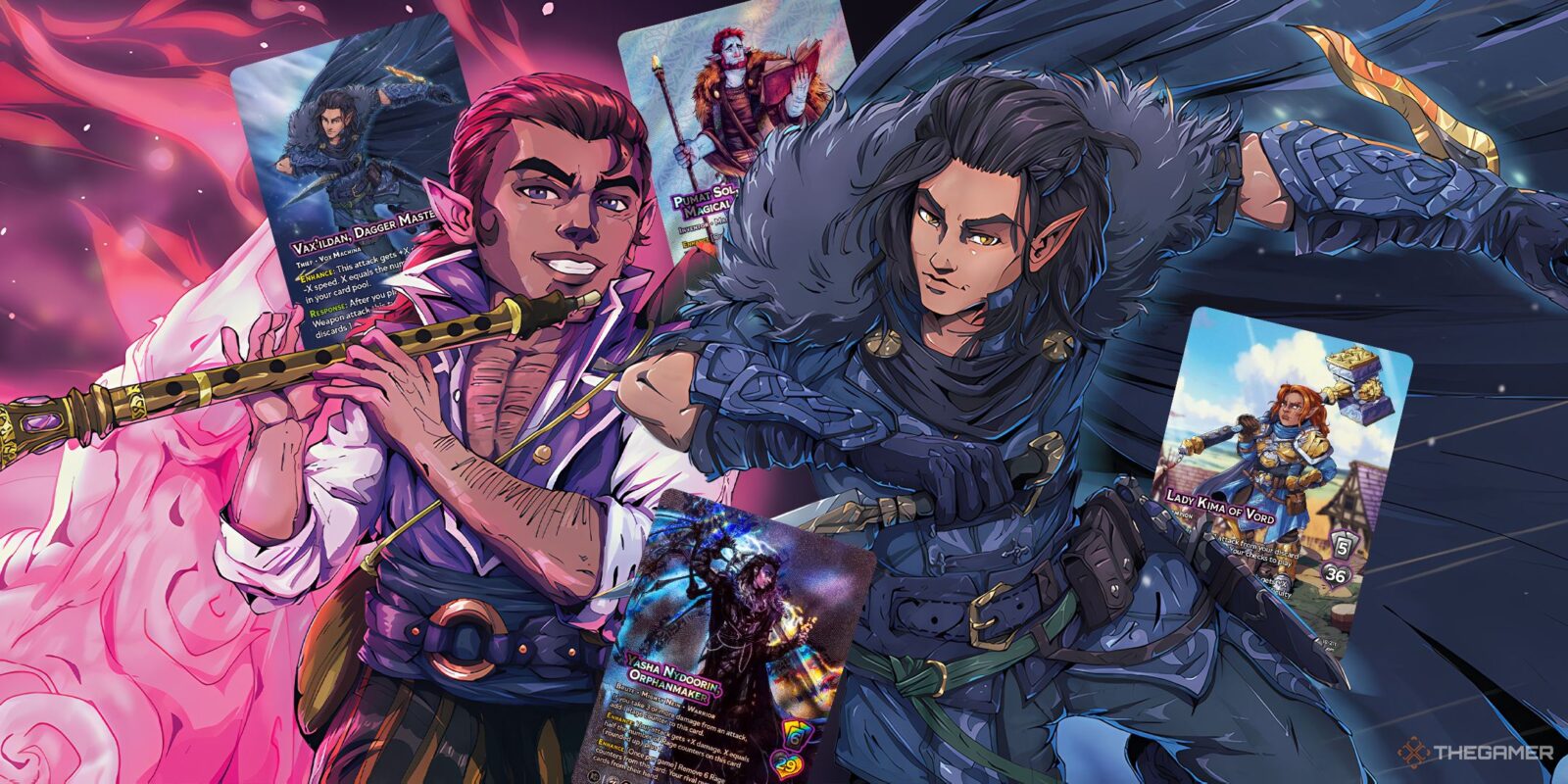 Take A Look At The Alt-Art Cards Of UniVersus' Critical Role: Heroes Of Exandria