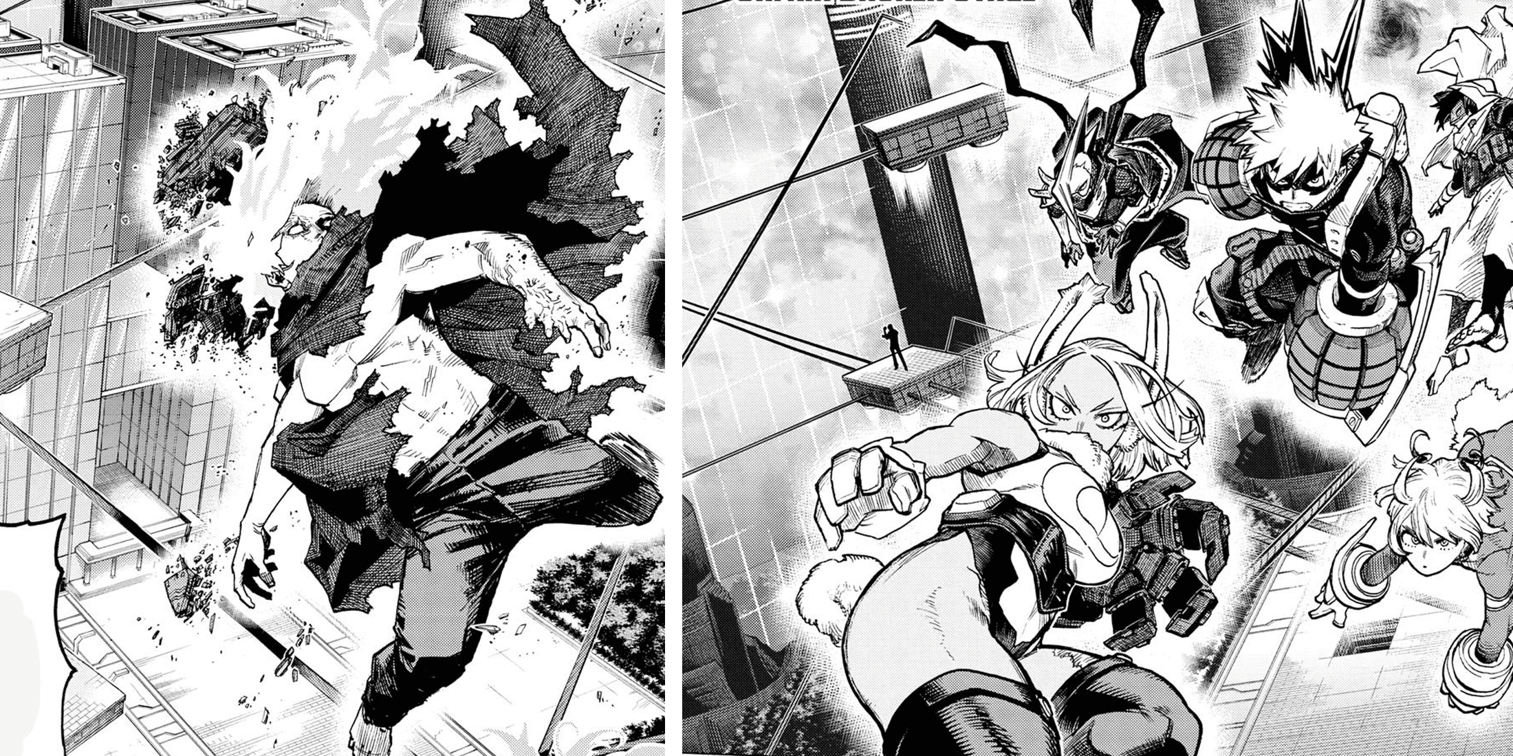 My Hero Academia Shigaraki vs Pro Heroes