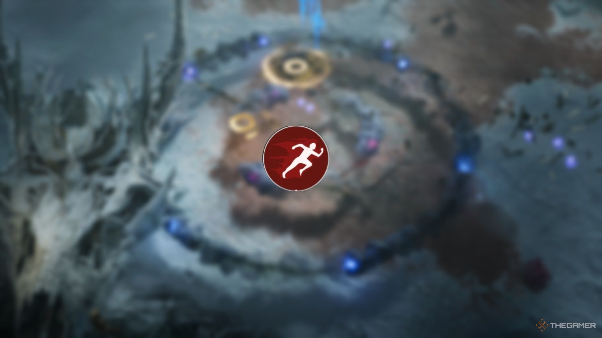 The icon of the Barrel Through skill in Jotunnslayer.