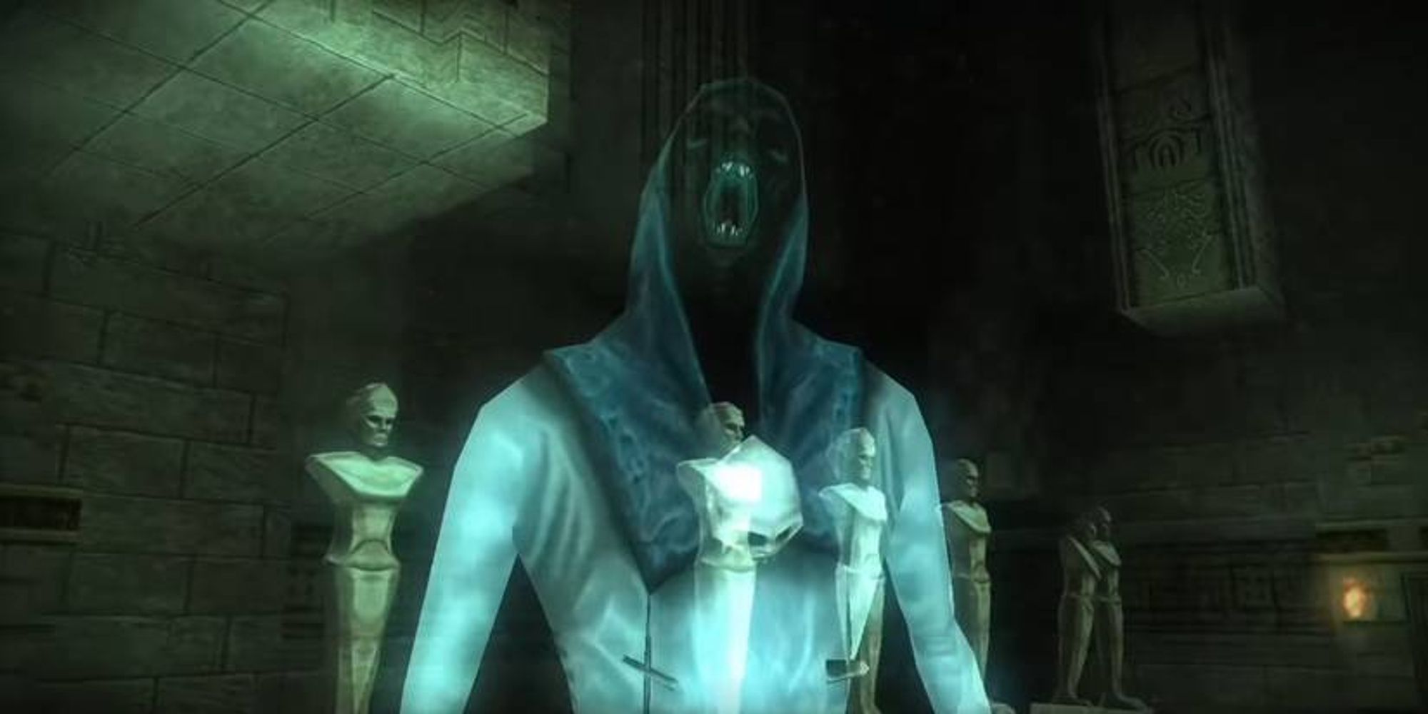 A Big Poe inside Arbiter's Grounds in The Legend Of Zelda: Twilight Princess