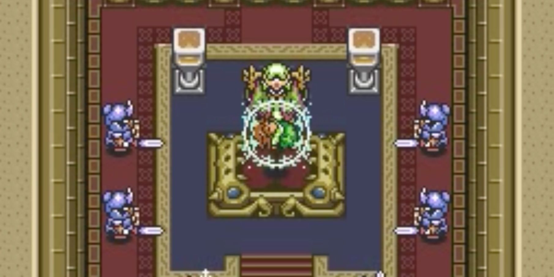 Hyrule Castle in A Link to the Past