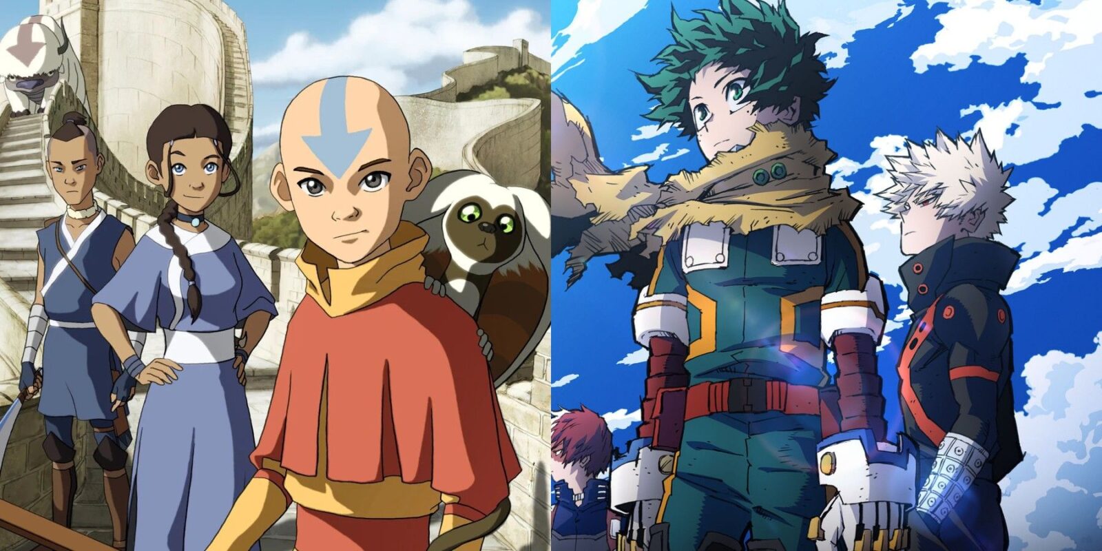 The Last Airbender and My Hero Academia