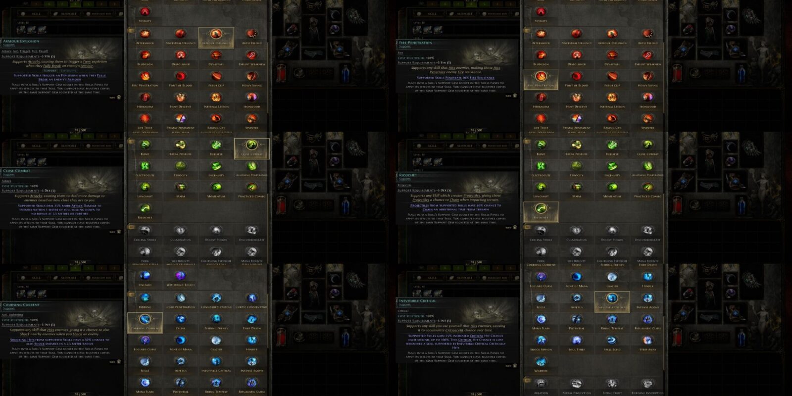 Best Level 2 Support Gems In Path Of Exile 2