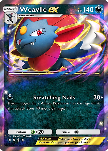 pokemon-tcg-pocket-space-time-smackdown-099-weavile-ex