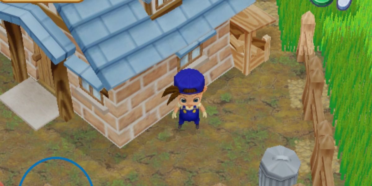 A screenshot showing gameplay in Harvest Moon: Magical Melody