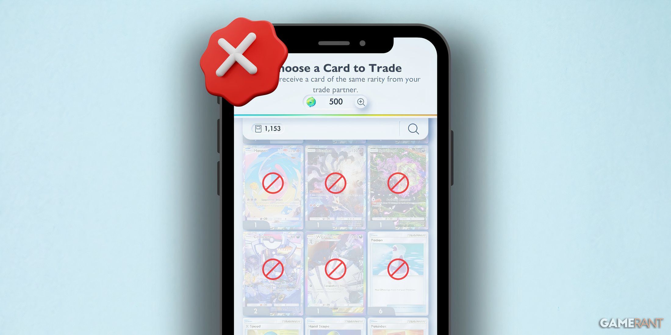 unavailable cards in pokemon pocket trading.