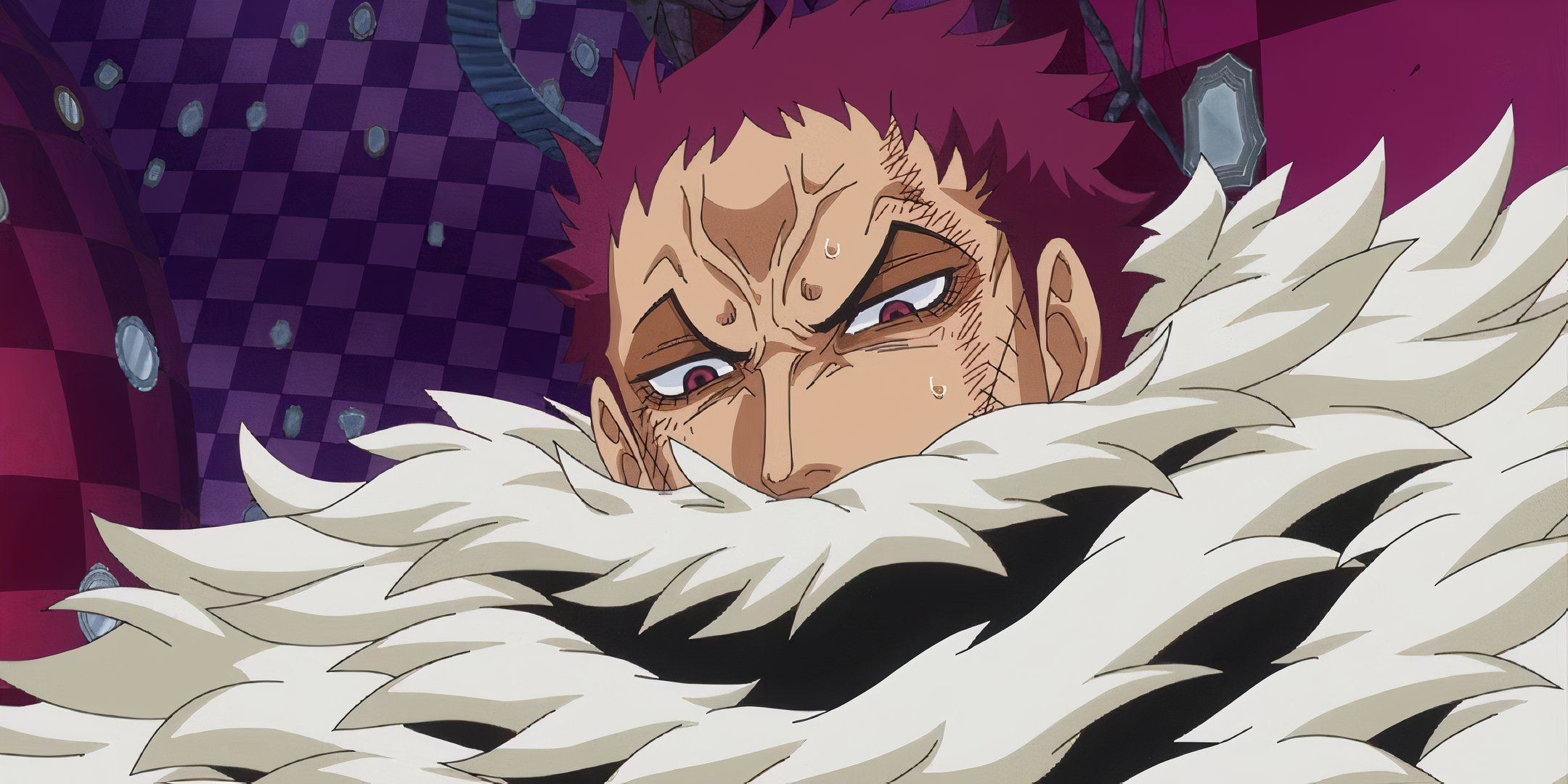 An image of Charlotte Katakuri looking intense.