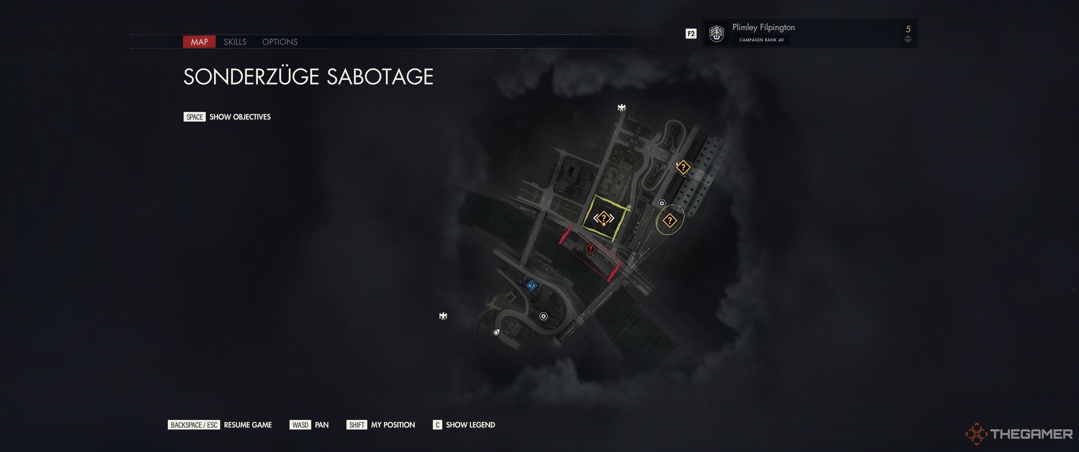 Sonderzuge Sabotage map in Sniper Elite: Resistance.