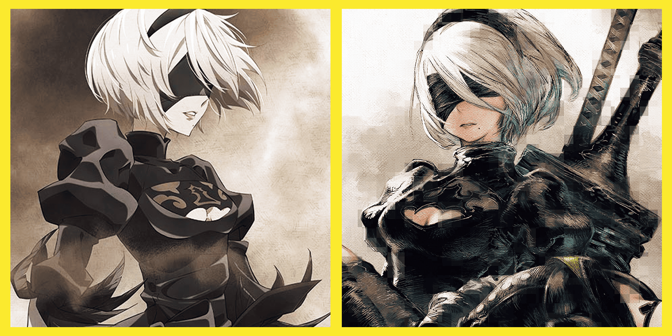 Nier Automata 2B Game and Anime